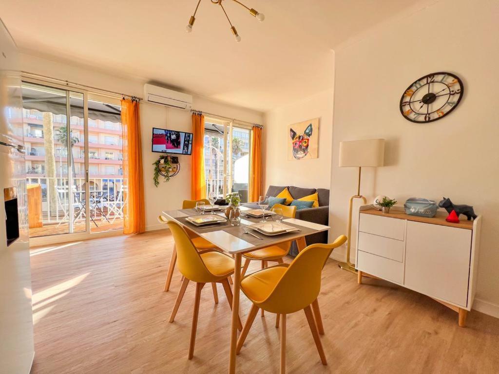 Appartement Vue Mer Parking Prive Place Med Canet-en-Roussillon Buitenkant foto