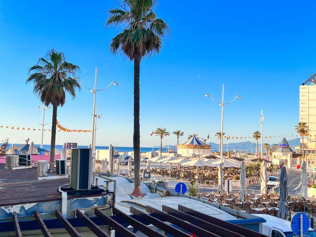 Appartement Vue Mer Parking Prive Place Med Canet-en-Roussillon Buitenkant foto